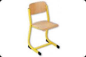 Školská stolička SOKRATES P – stohovacia